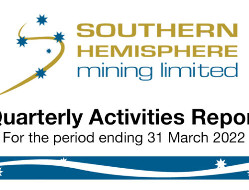 Quarterly Activities Report for the period ending 31 March 2022